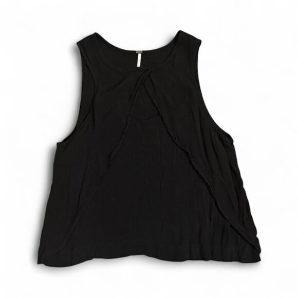 Free People Black Tank Top - Picture 1 of 5